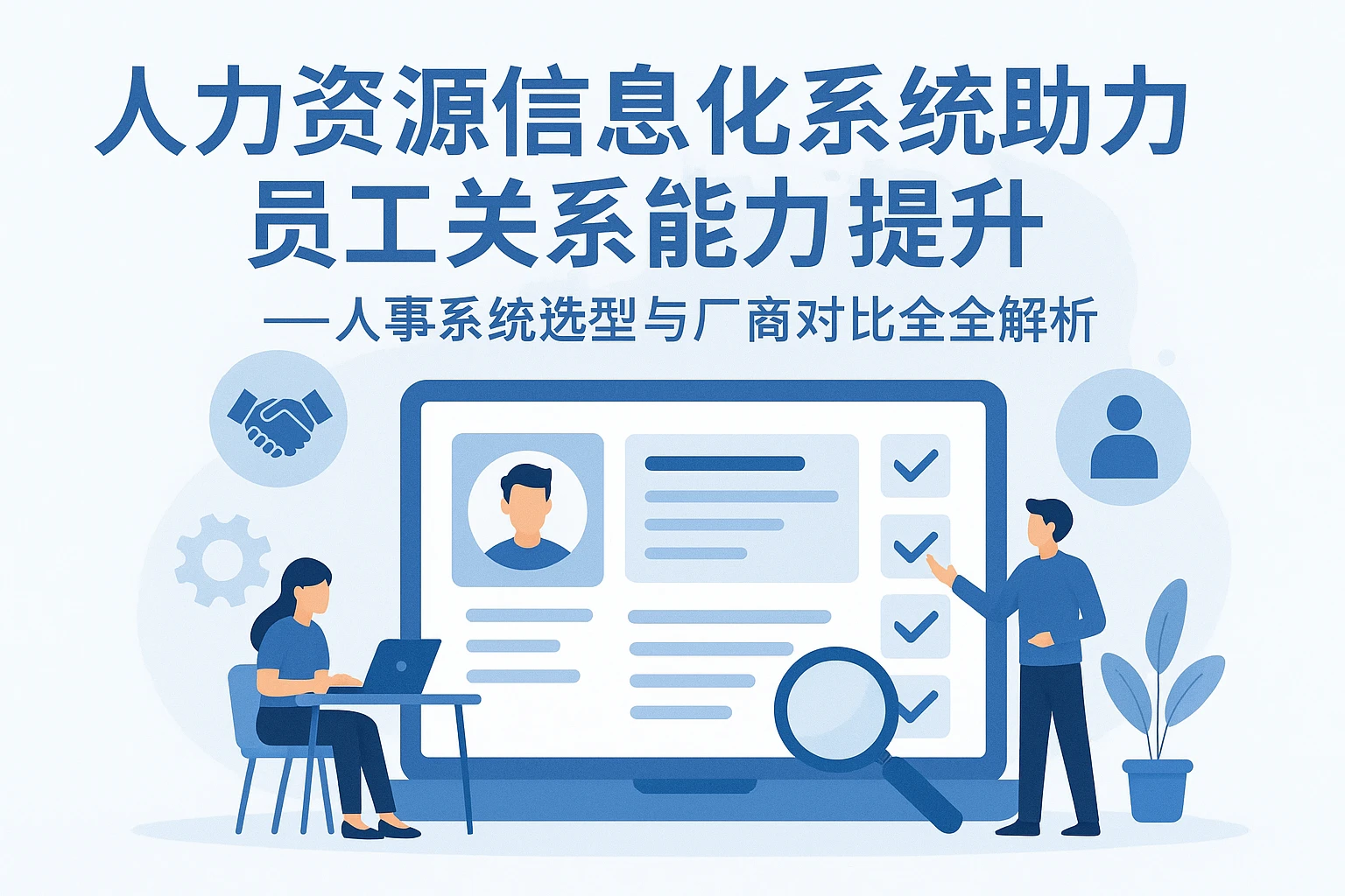 人力资源信息化系统助力员工关系能力提升——人事系统选型与厂商对比全解析