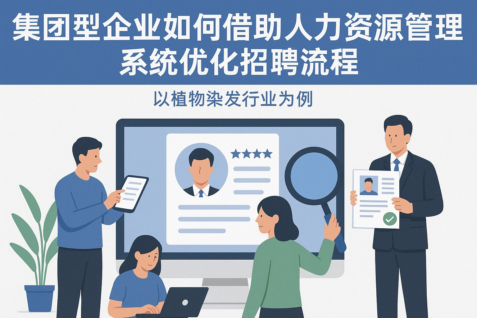 集团型企业如何借助人力资源管理系统优化招聘流程——以植物染发行业为例