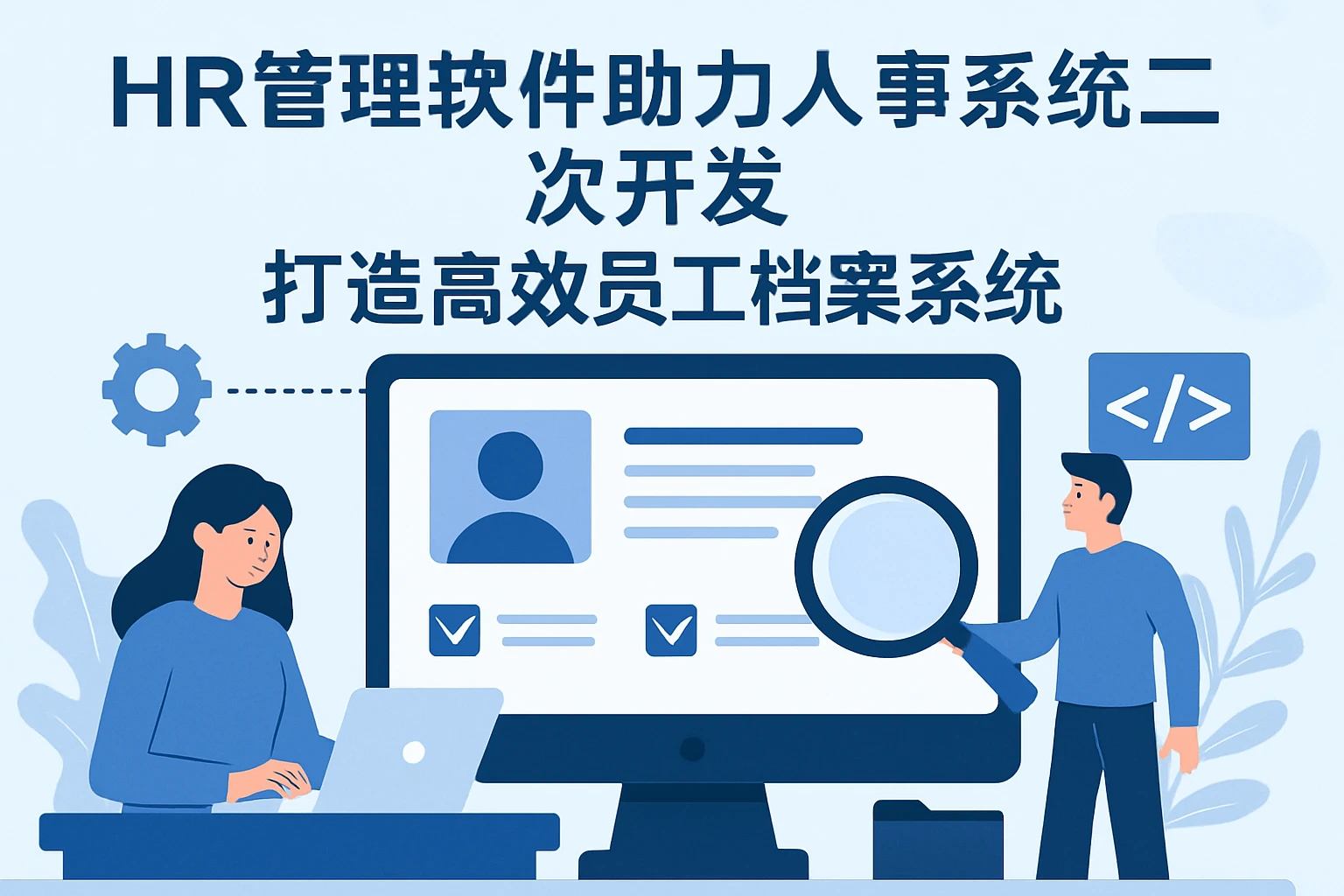 HR管理软件助力人事系统二次开发，打造高效员工档案系统