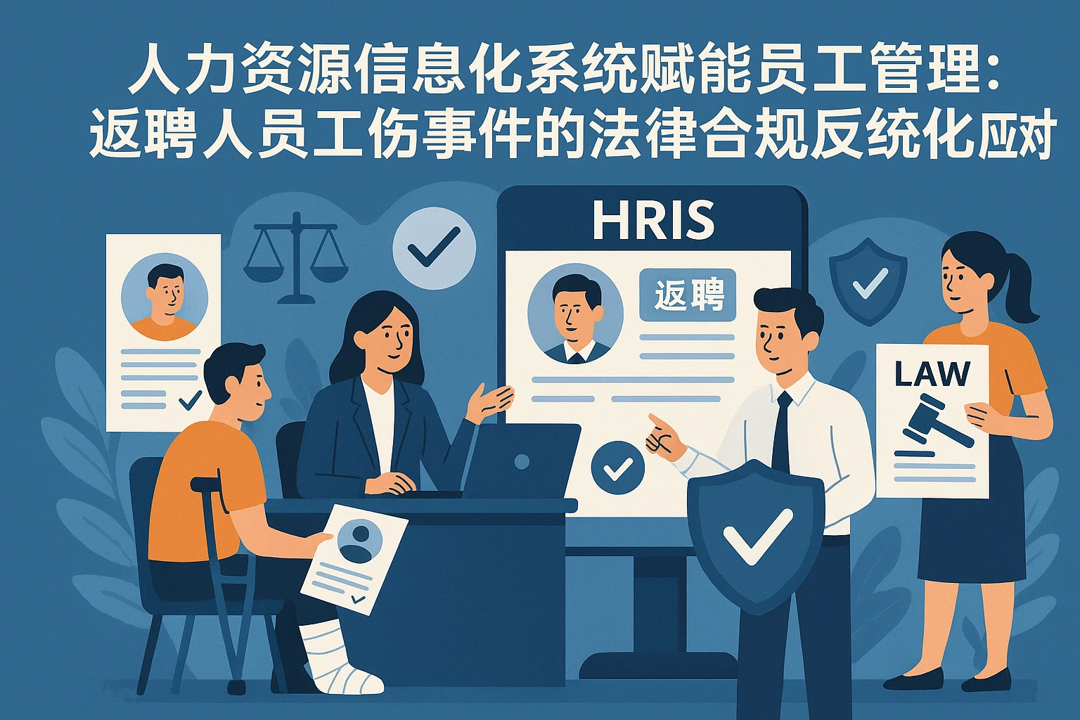 人力资源信息化系统赋能员工管理：反聘人员工伤事件的法律合规与系统化应对