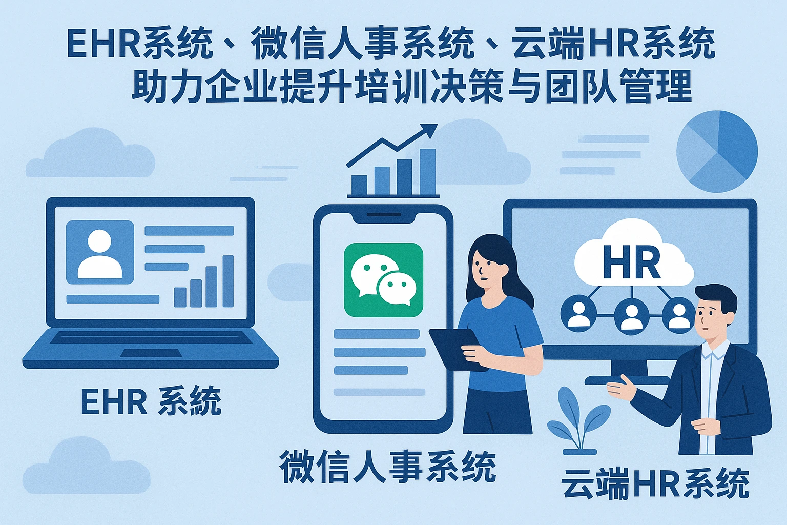 ehr系统、微信人事系统、云端HR系统助力企业提升培训决策与团队管理