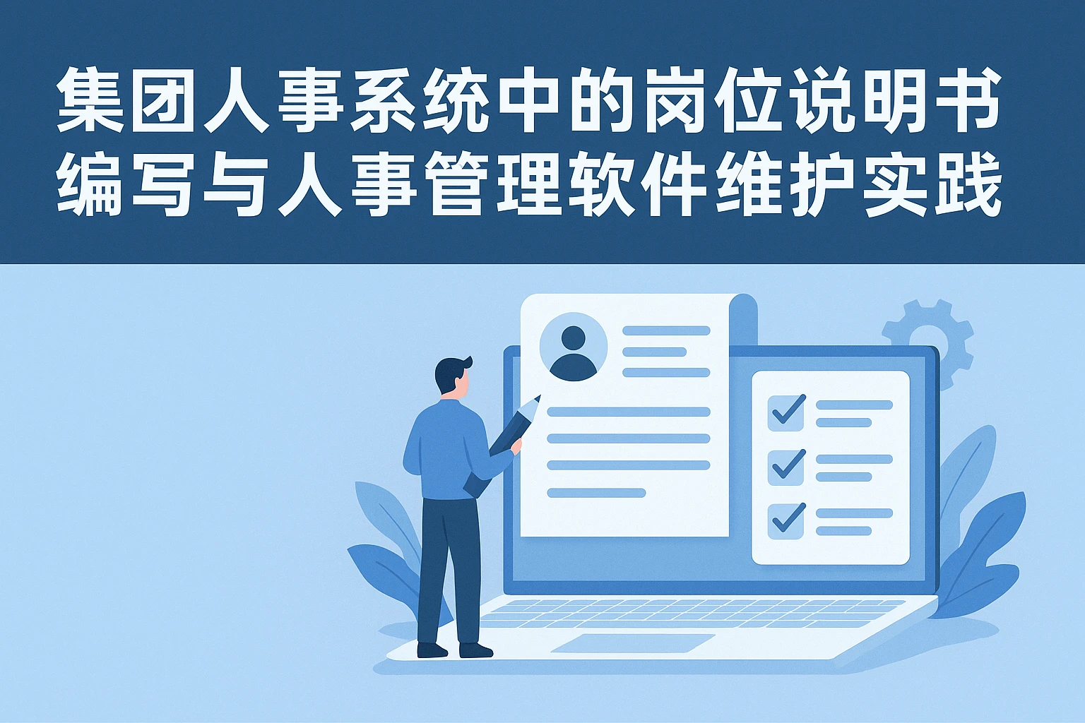 集团人事系统中的岗位说明书编写与人事管理软件维护实践探析