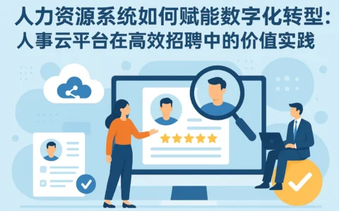 人力资源系统如何赋能数字化转型：人事云平台在高效招聘中的价值实践