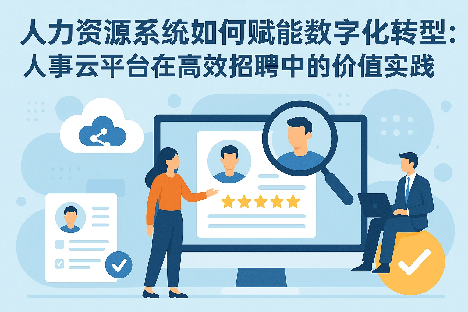 人力资源系统如何赋能数字化转型：人事云平台在高效招聘中的价值实践