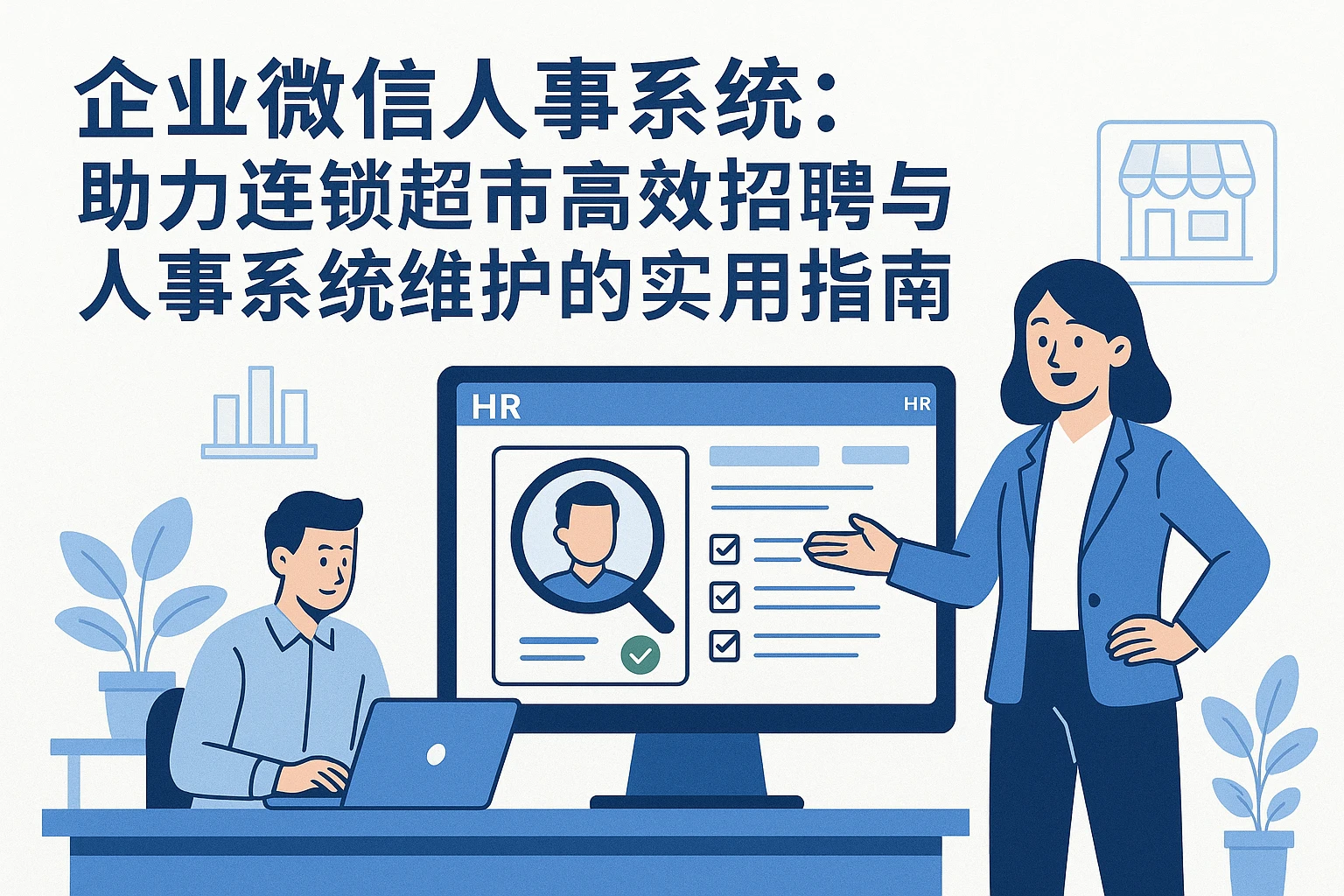 企业微信人事系统：助力连锁超市高效招聘与人事系统维护的实用指南