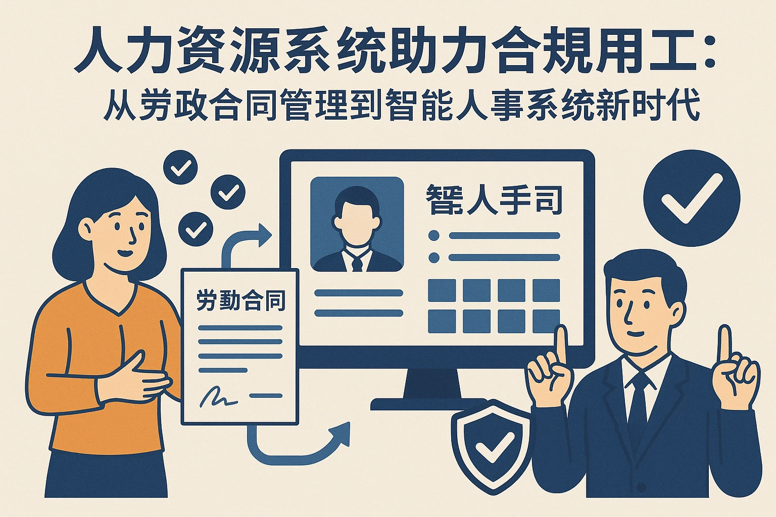 人力资源系统助力合规用工：从劳动合同管理到智能人事系统新时代