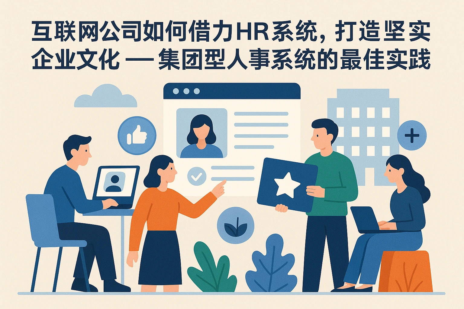 互联网公司如何借力HR系统，打造坚实企业文化 —— 集团型人事系统的最佳实践