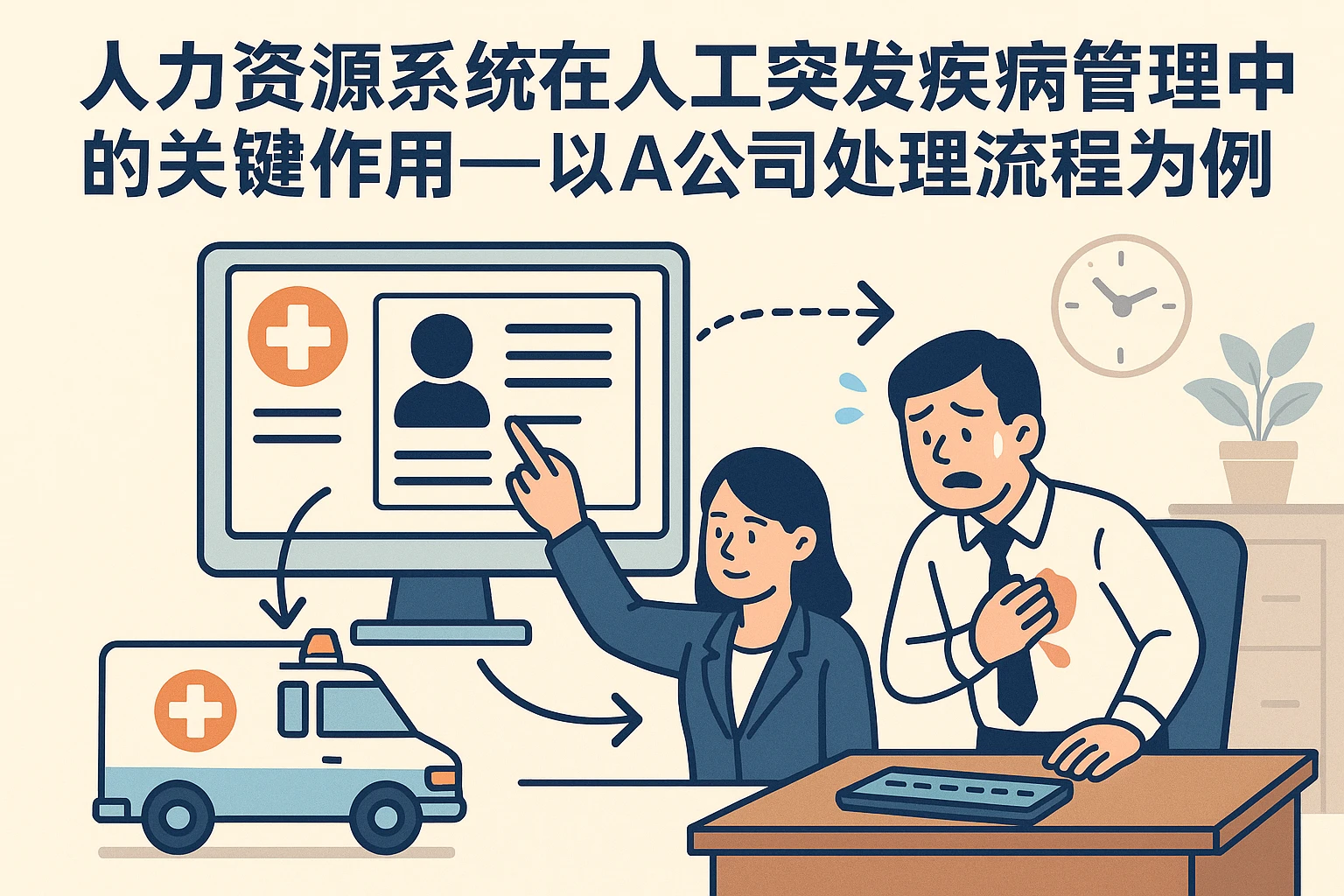 人力资源系统在员工突发疾病管理中的关键作用——以A公司处理流程为例