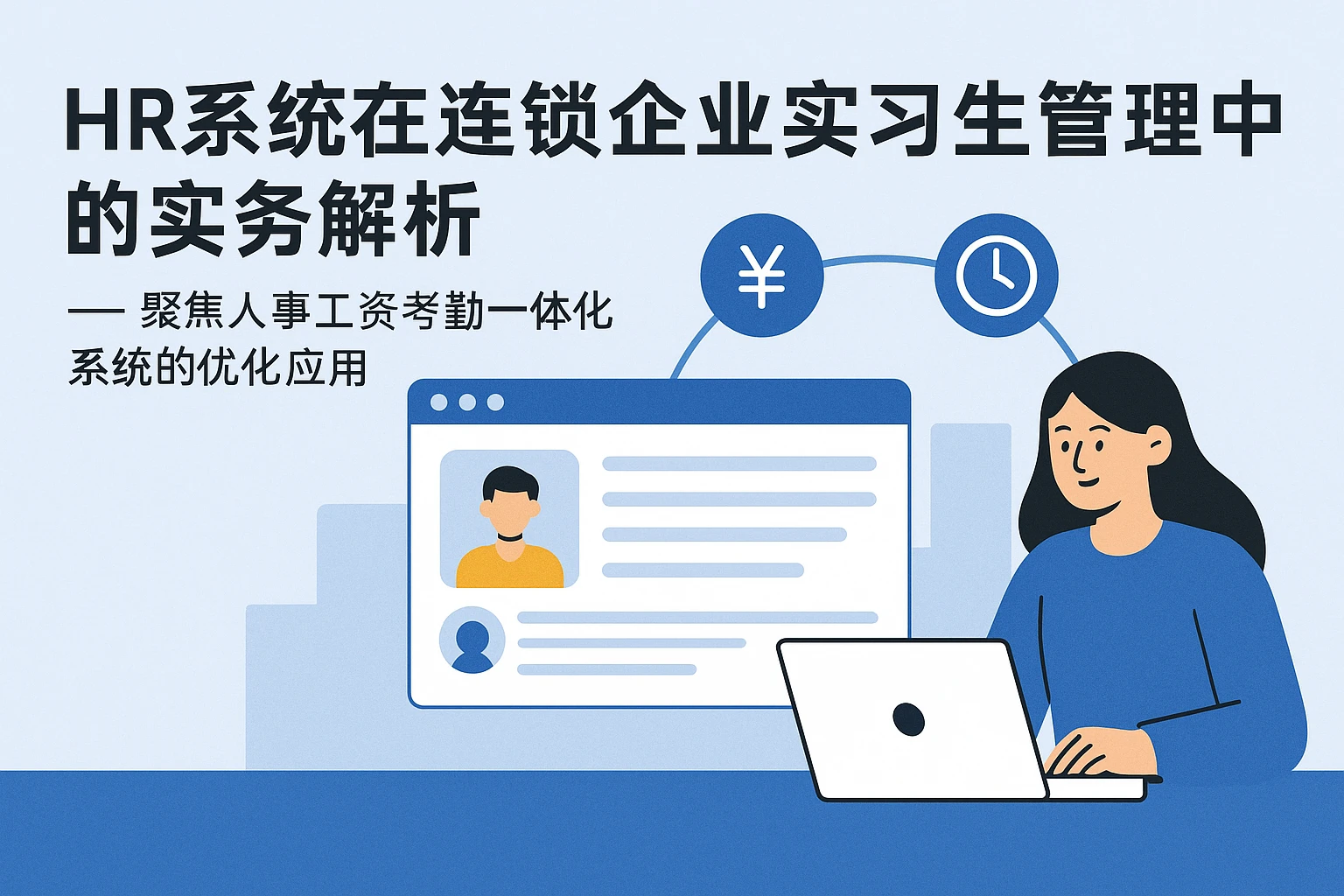 HR系统在连锁企业实习生管理中的实务解析 —— 聚焦人事工资考勤一体化系统的优化应用