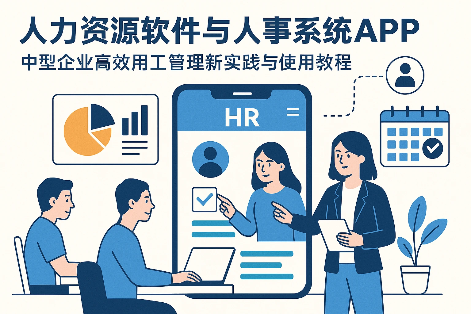 人力资源软件与人事系统APP：中型企业高效用工管理新实践与使用教程