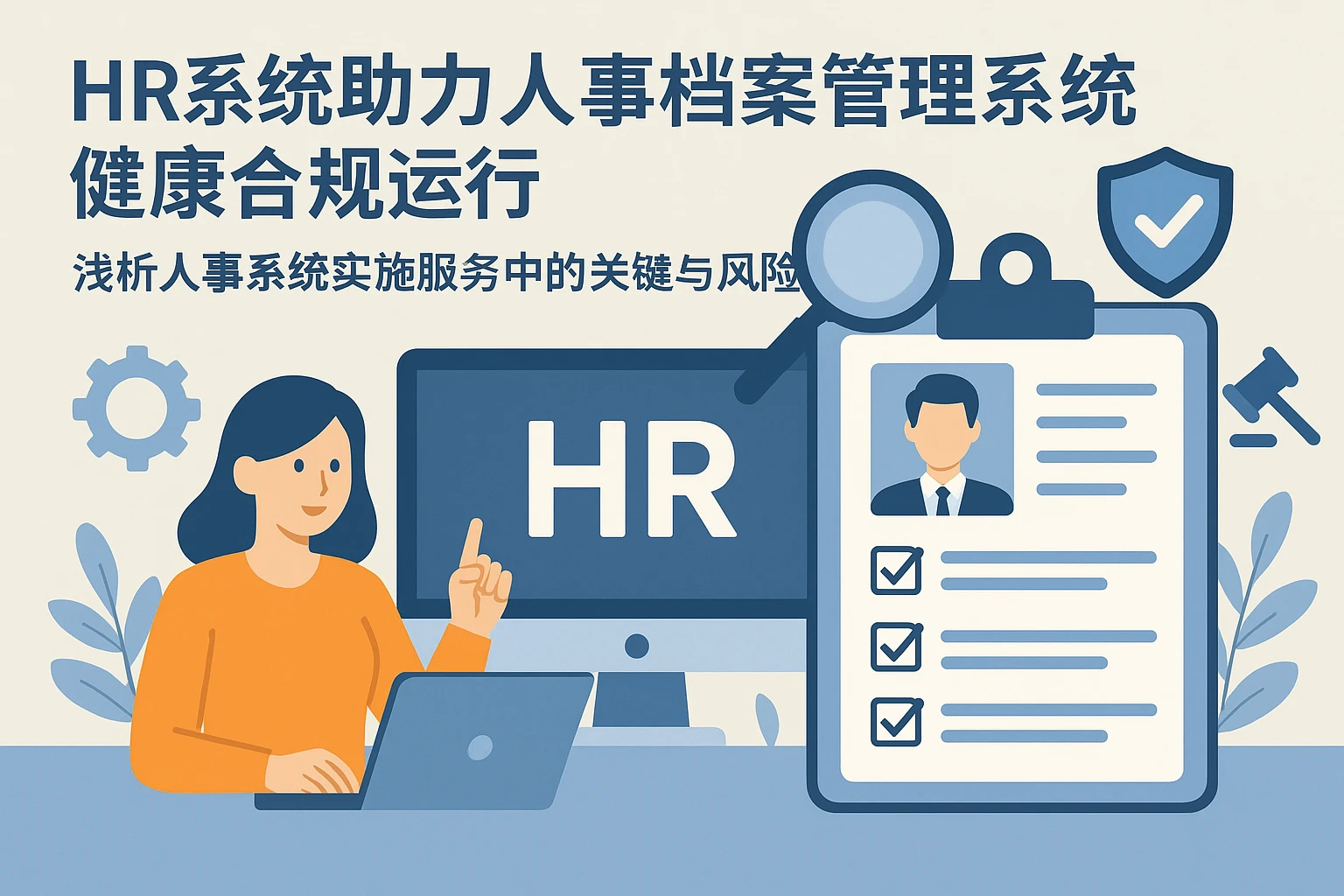 HR系统助力人事档案管理系统健康合规运行——浅析人事系统实施服务中的关键与风险