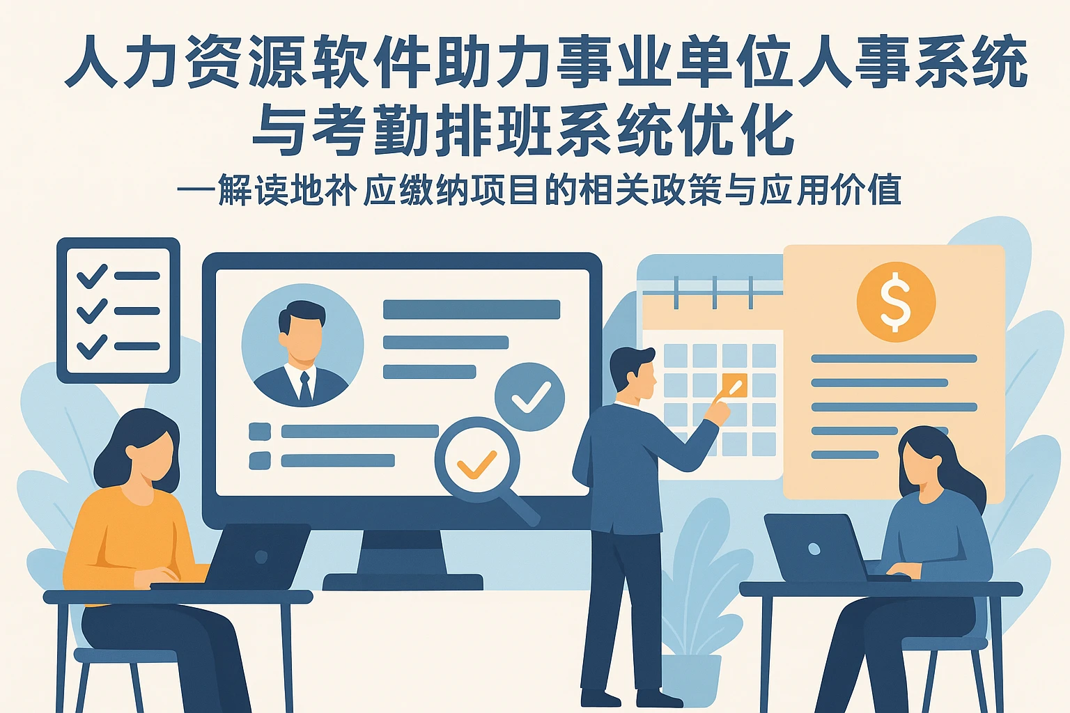 人力资源软件助力事业单位人事系统与考勤排班系统优化——解读地补应缴纳项目的相关政策与应用价值