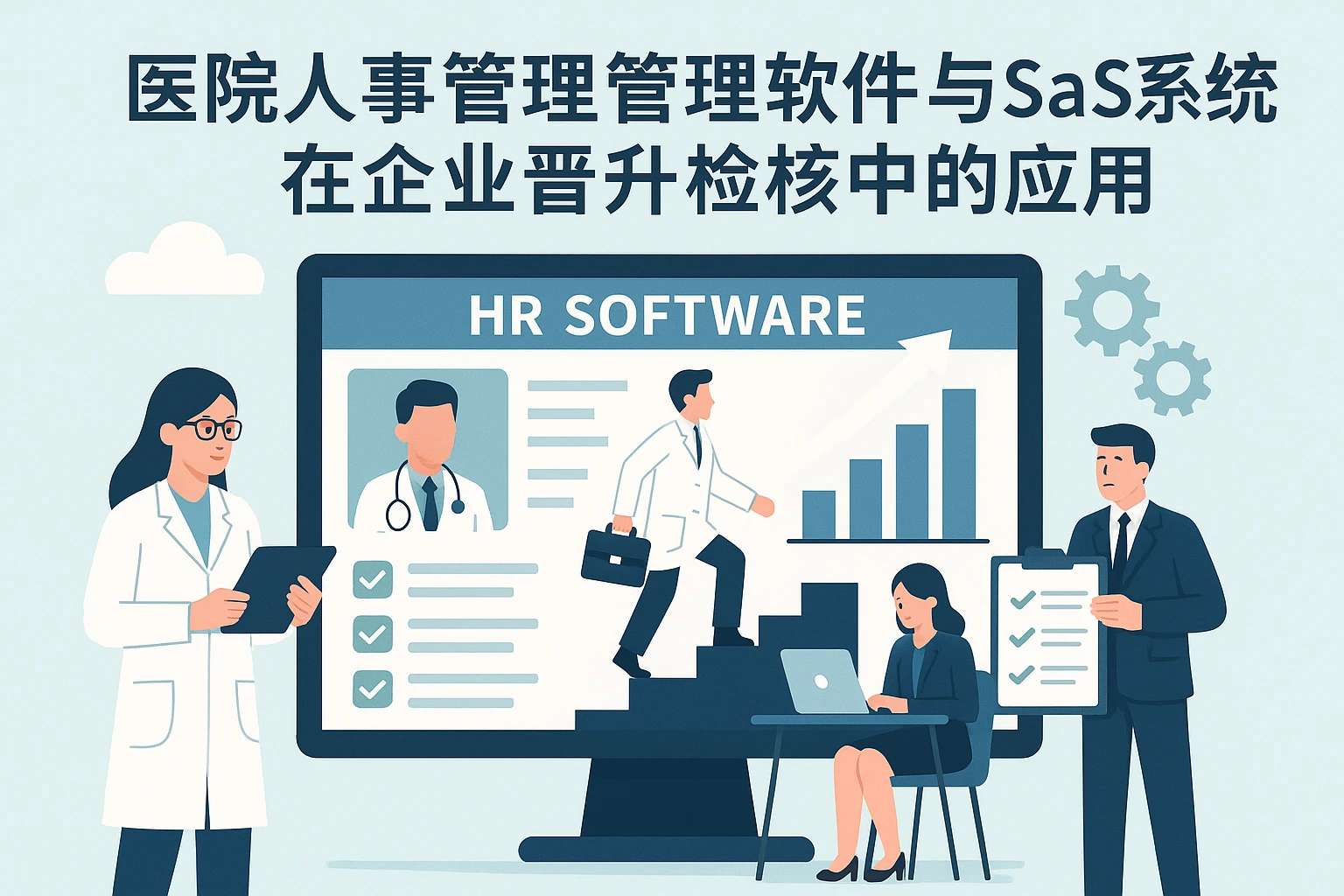医院人事管理软件与SaaS系统在企业晋升检核中的变革应用