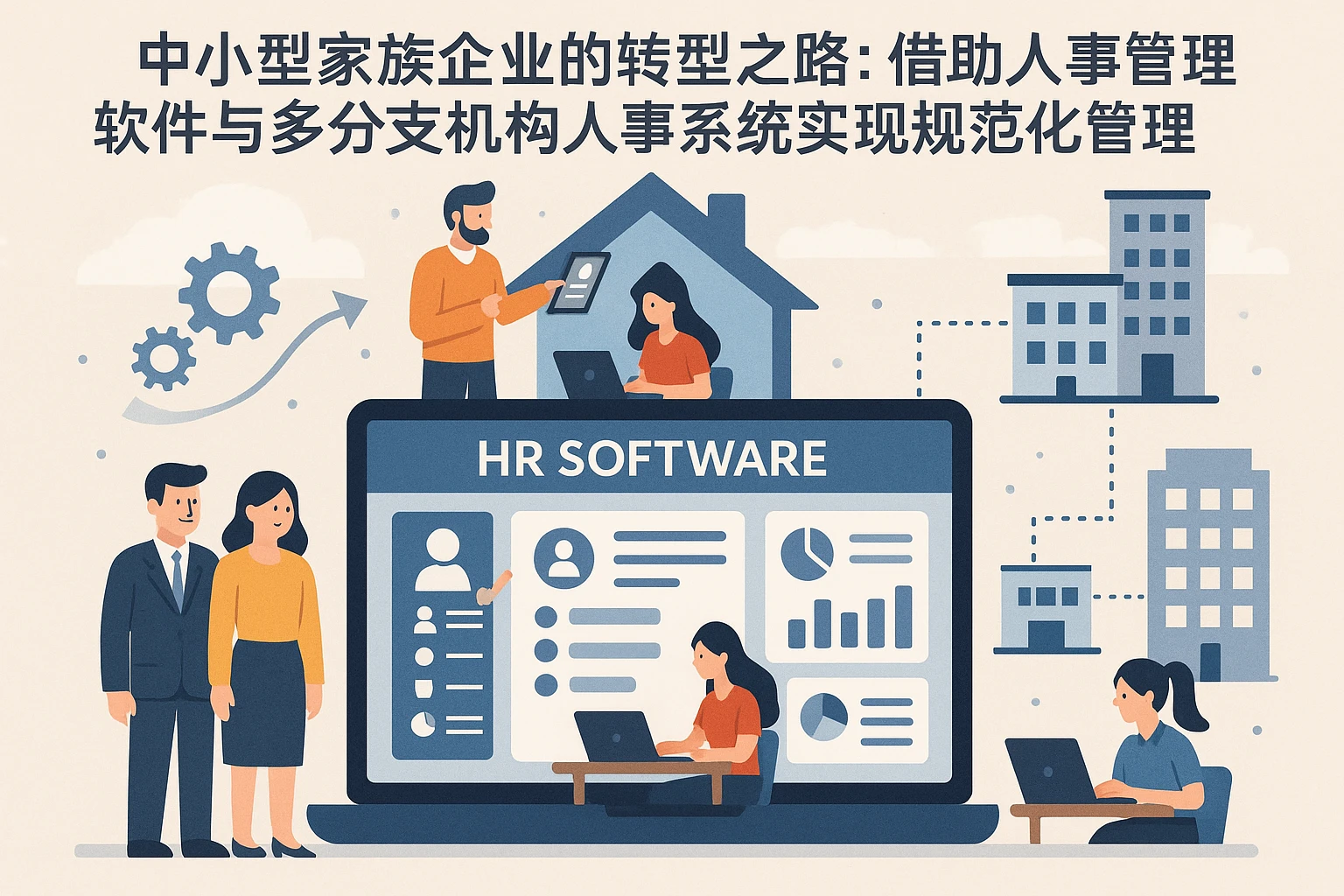 中小型家族企业的转型之路：借助人事管理软件与多分支机构人事系统实现规范化管理