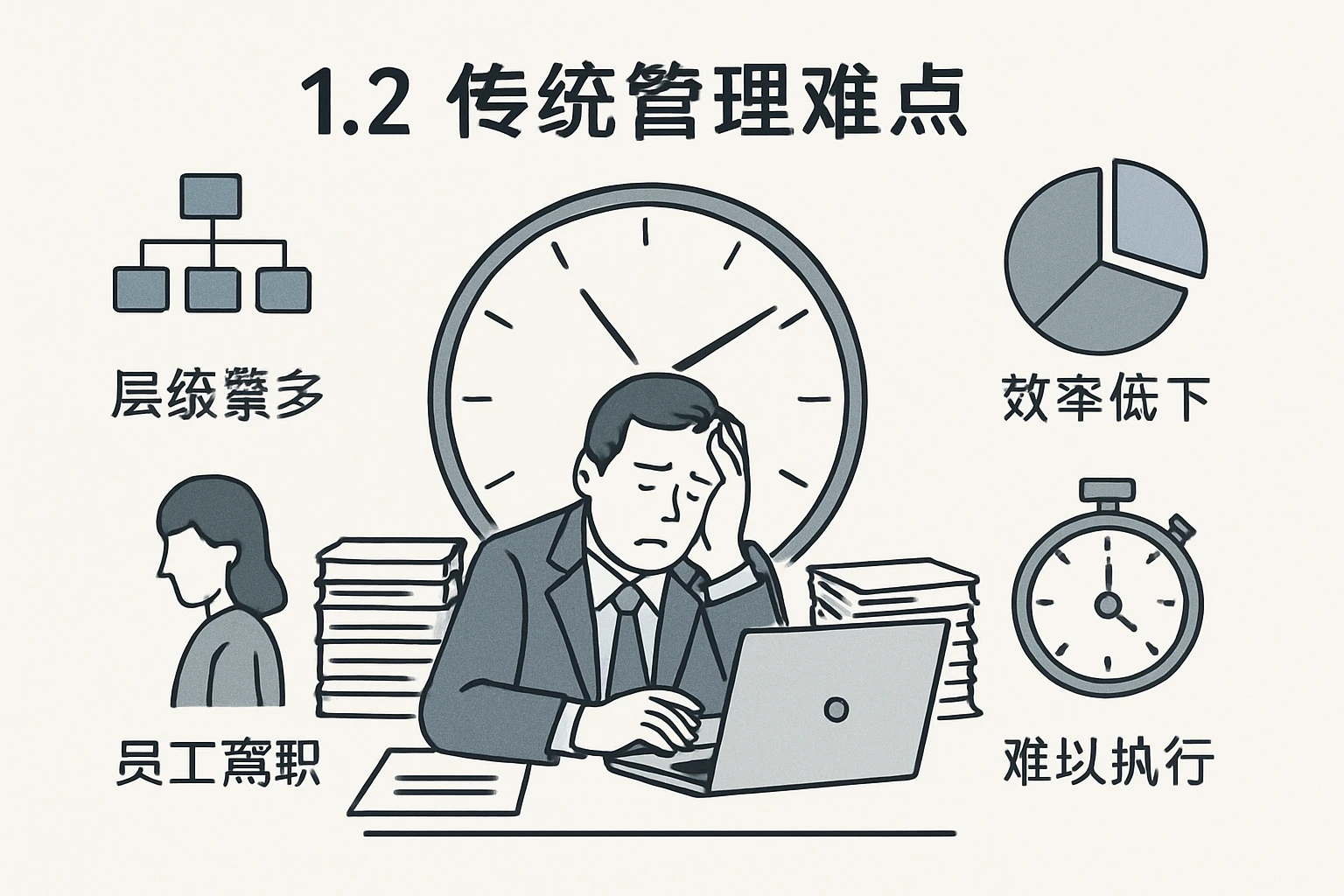 1.2 传统管理难点