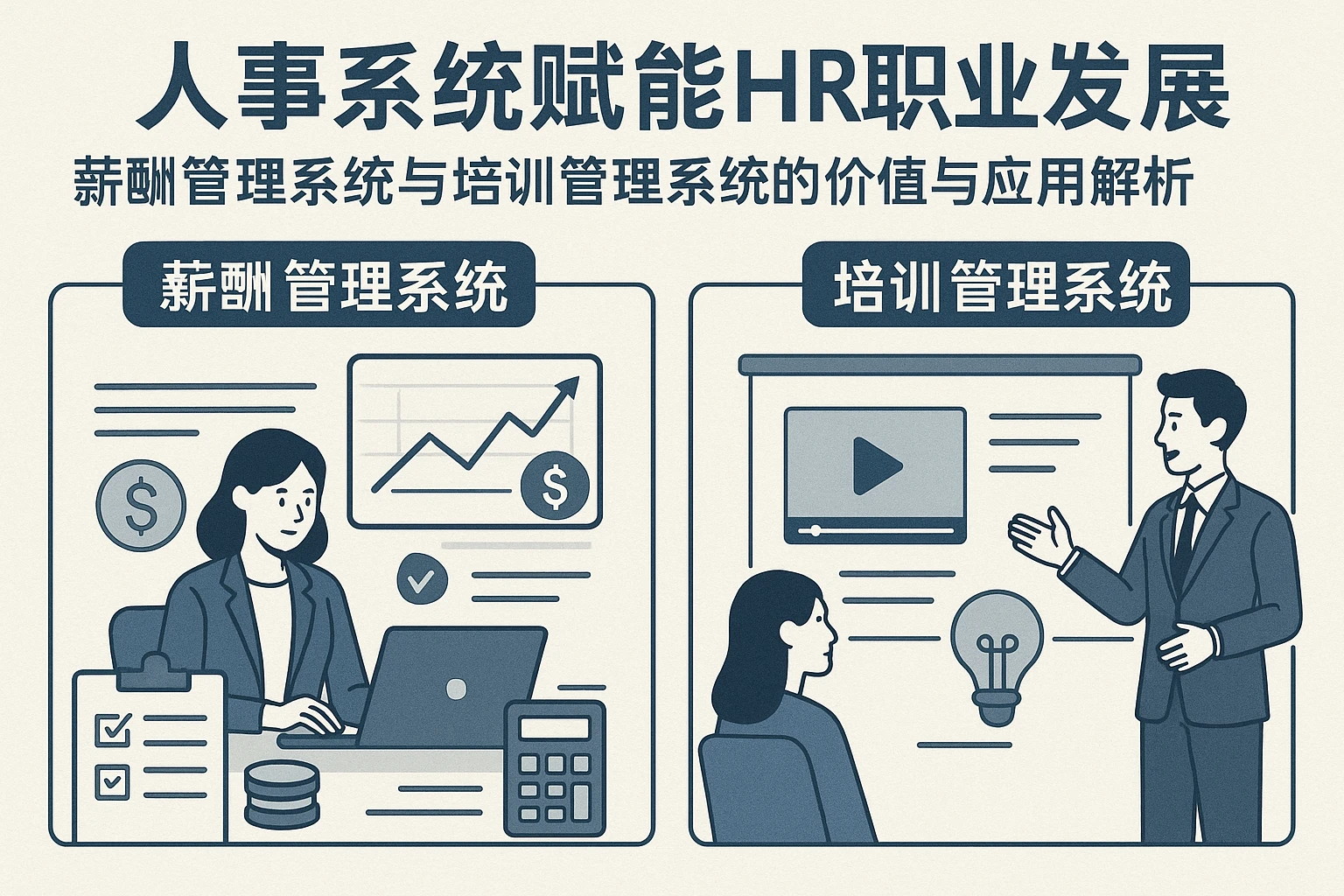 人事系统赋能HR职业发展：薪酬管理系统与培训管理系统的价值与应用解析
