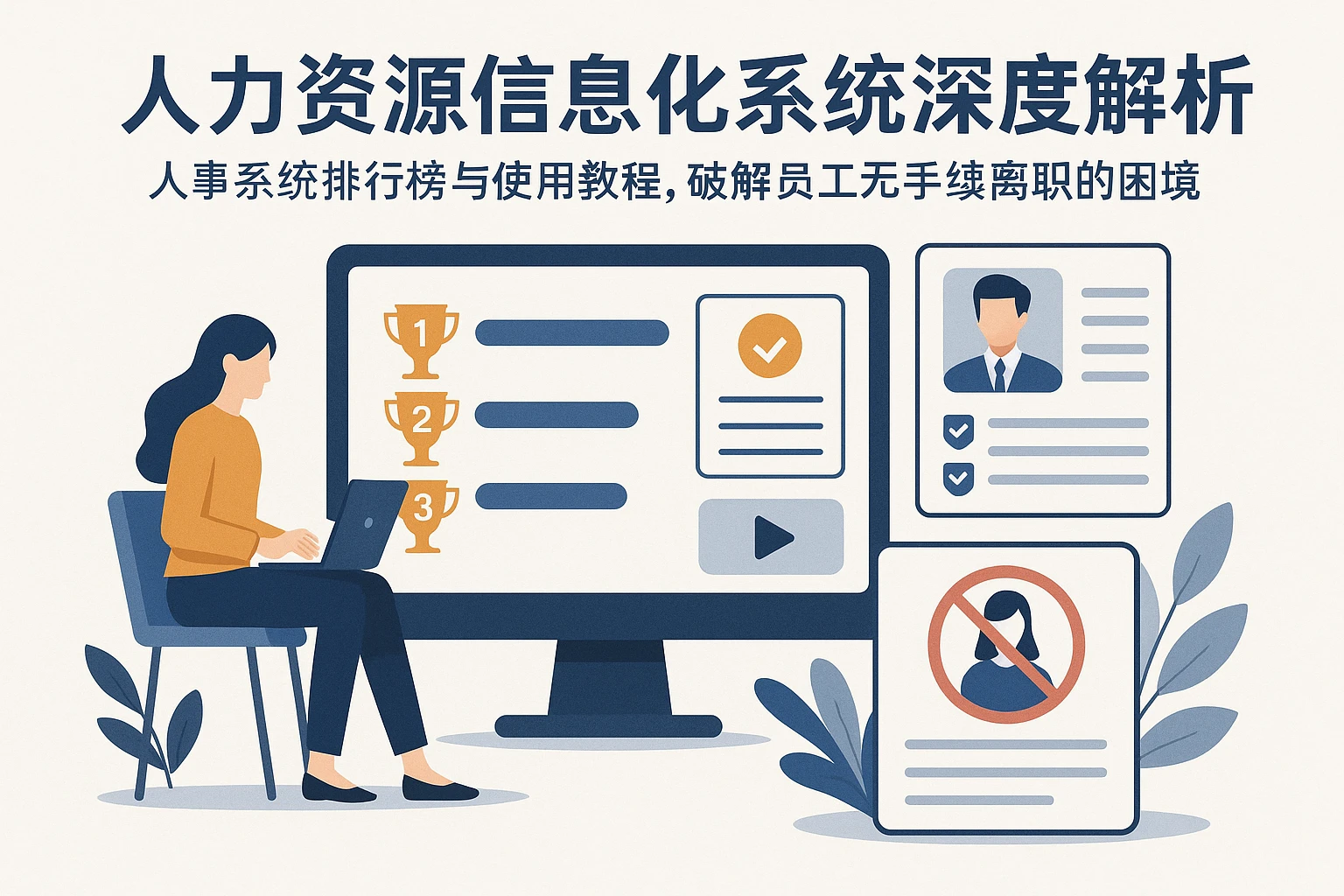 人力资源信息化系统深度解析：人事系统排行榜与使用教程，破解员工无手续离职的困境