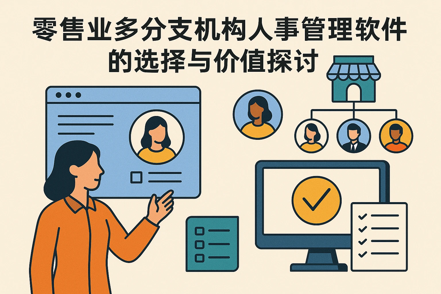 零售业多分支机构人事管理软件的选择与价值探讨