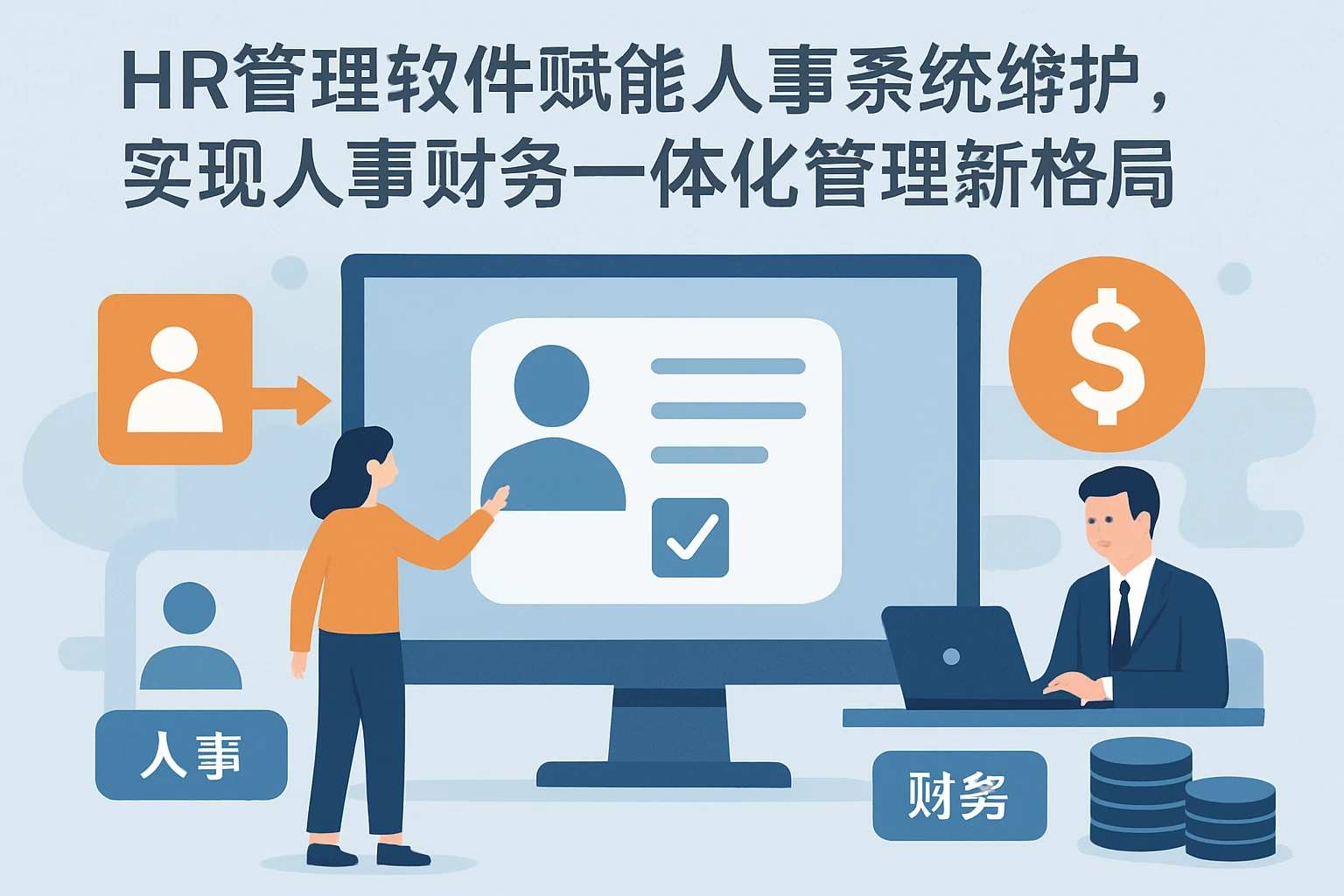 HR管理软件赋能人事系统维护，实现人事财务一体化管理新格局