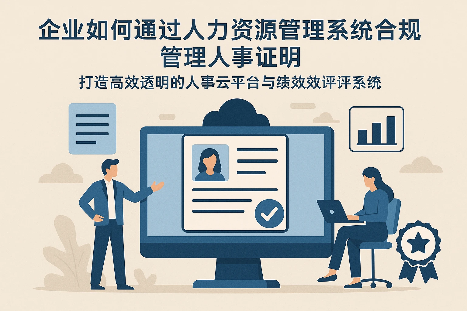 企业如何通过人力资源管理系统合规管理人事证明 —— 打造高效透明的人事云平台与绩效考评系统