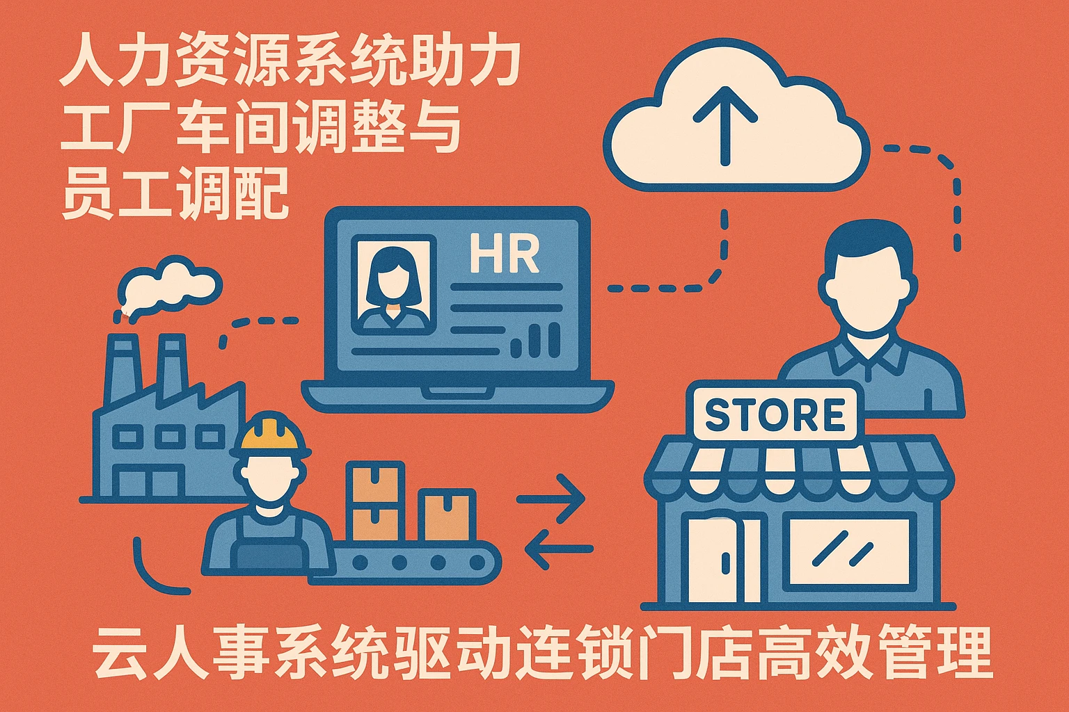人力资源系统助力工厂车间调整与员工调配——云人事系统驱动连锁门店高效管理