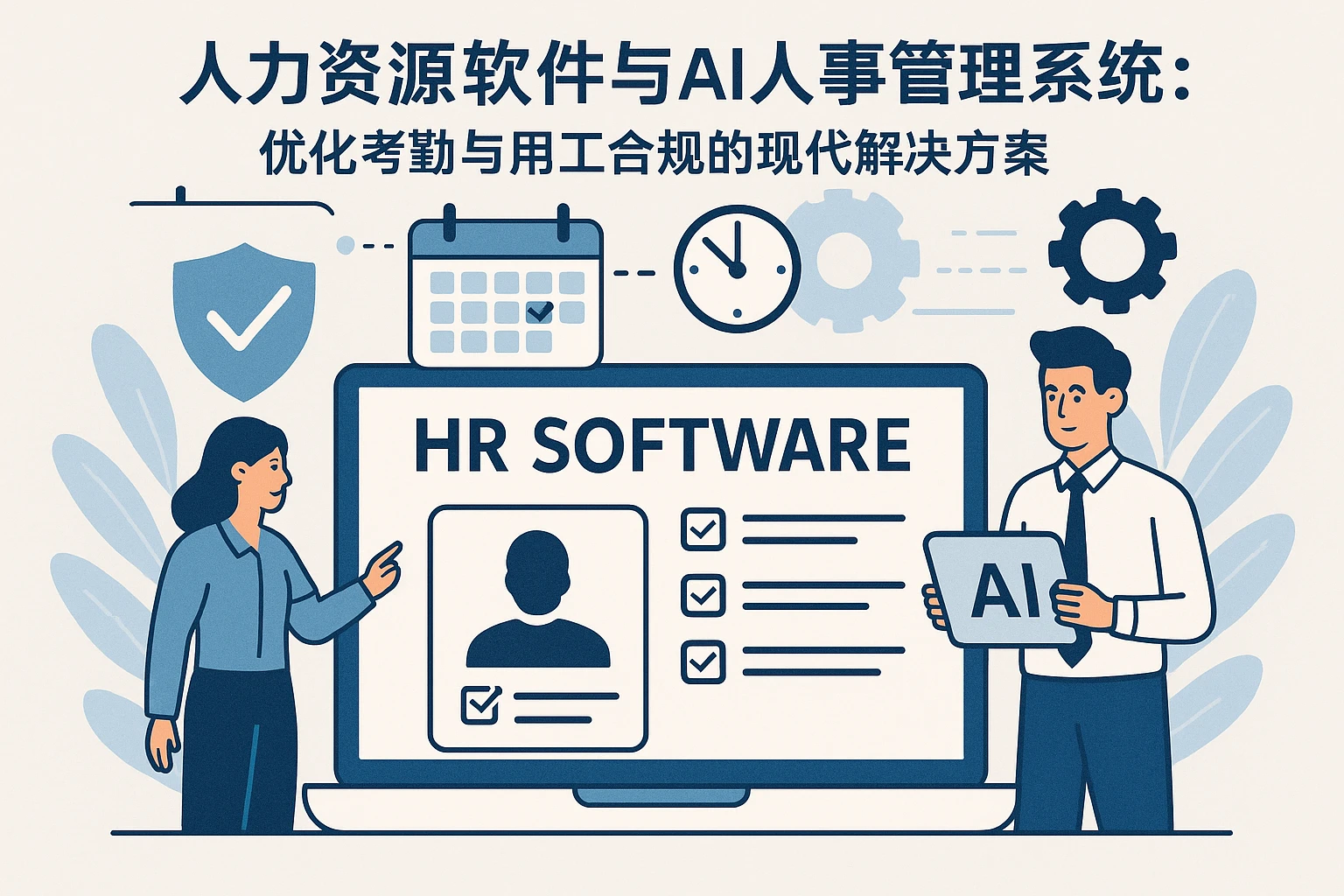 人力资源软件与AI人事管理系统：优化考勤与用工合规的现代解决方案