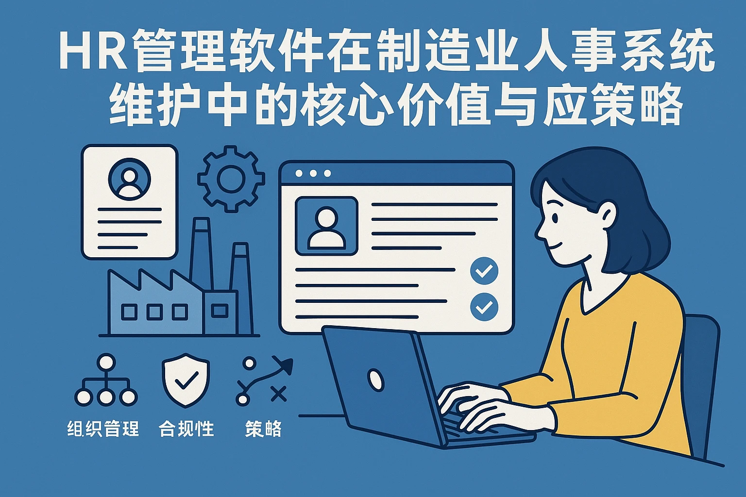 HR管理软件在制造业人事系统维护中的核心价值与应用策略