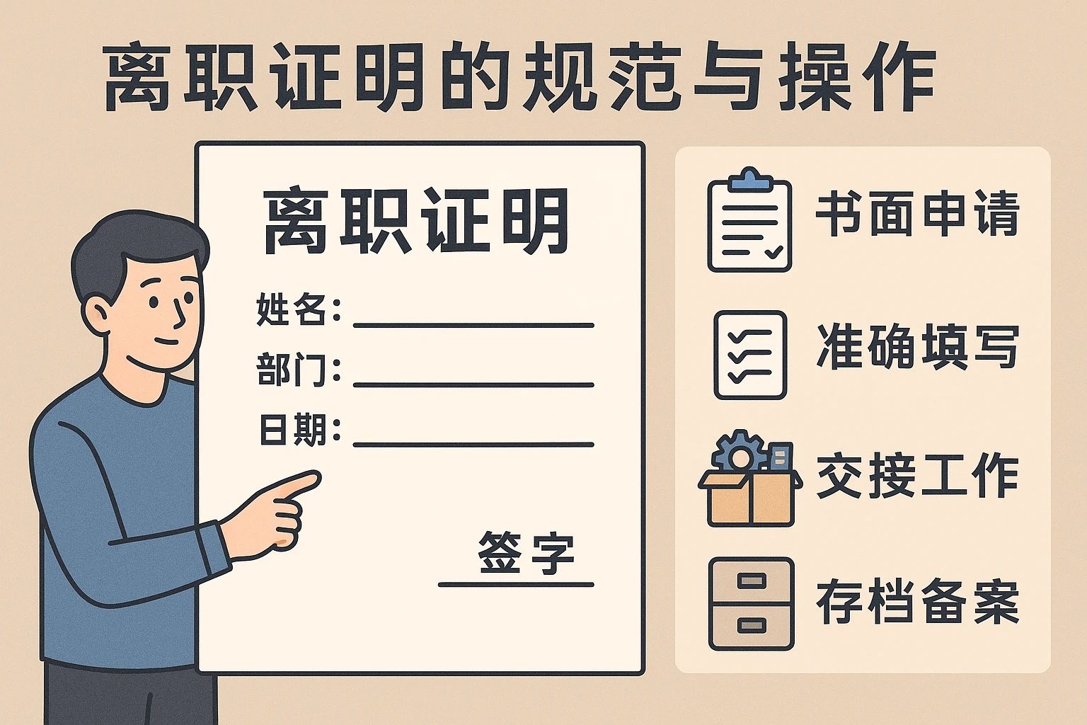 离职证明的规范与操作
