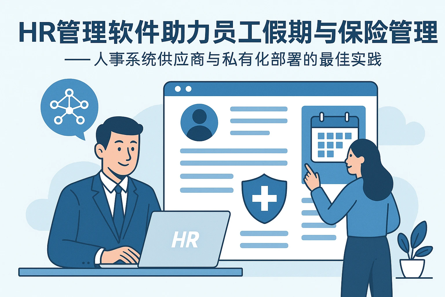 HR管理软件助力员工假期与保险管理——人事系统供应商与私有化部署的最佳实践