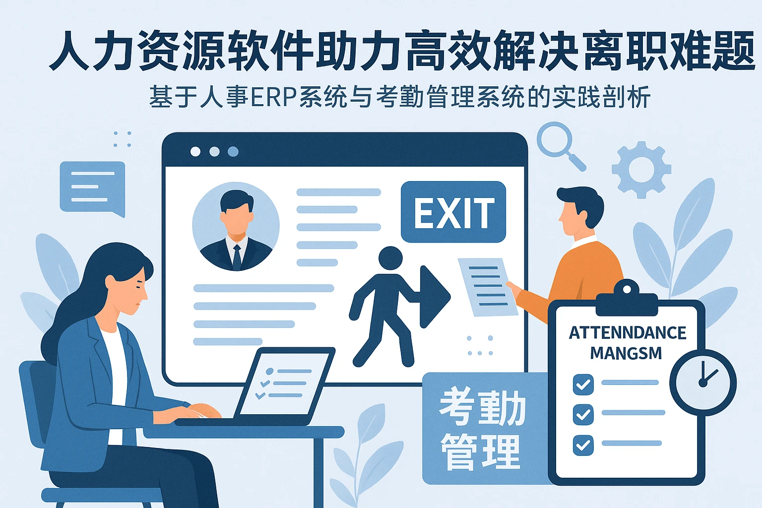 人力资源软件助力高效解决离职难题——基于人事ERP系统与考勤管理系统的实践剖析