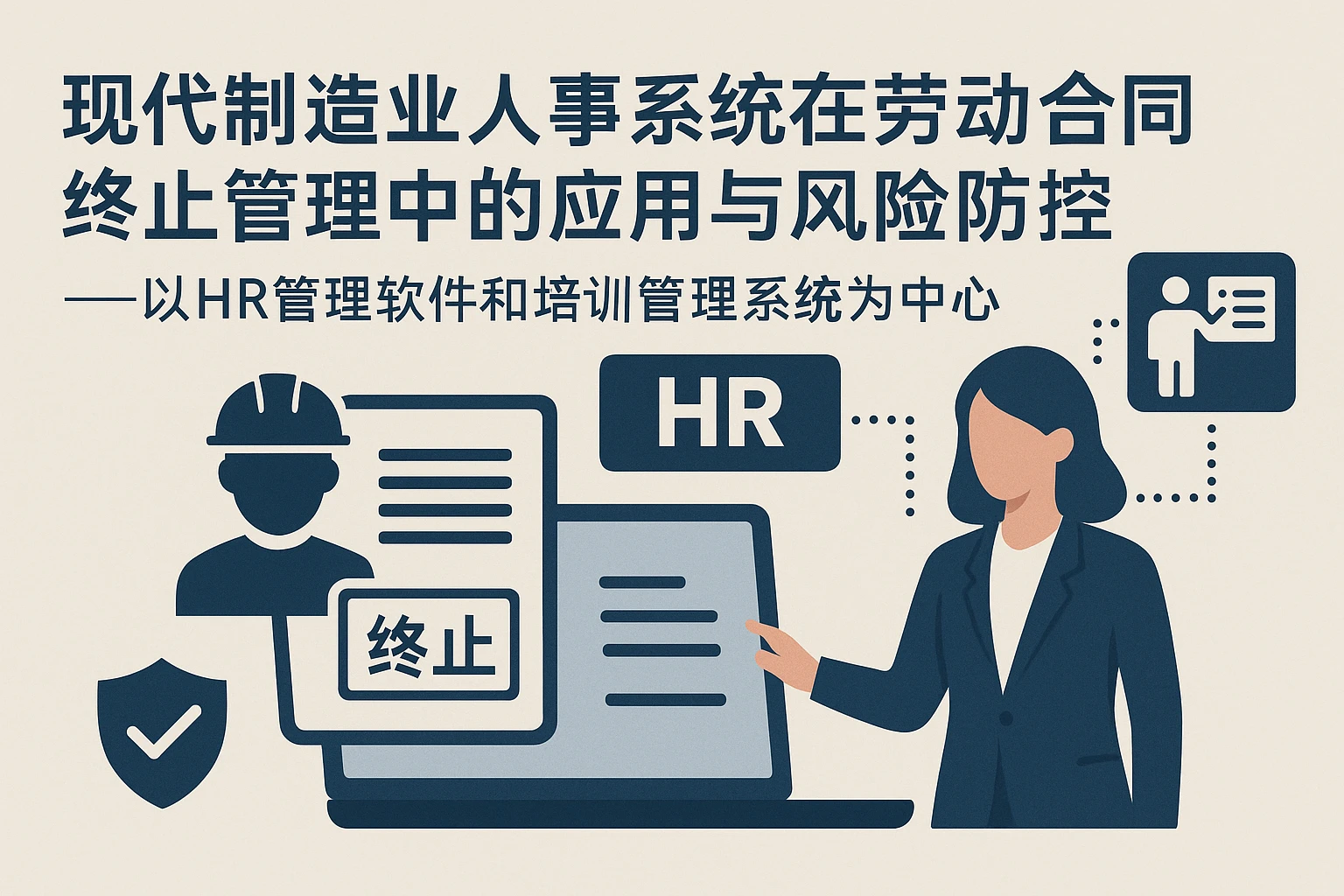 现代制造业人事系统在劳动合同终止管理中的应用与风险防控 —— 以HR管理软件和培训管理系统为中心