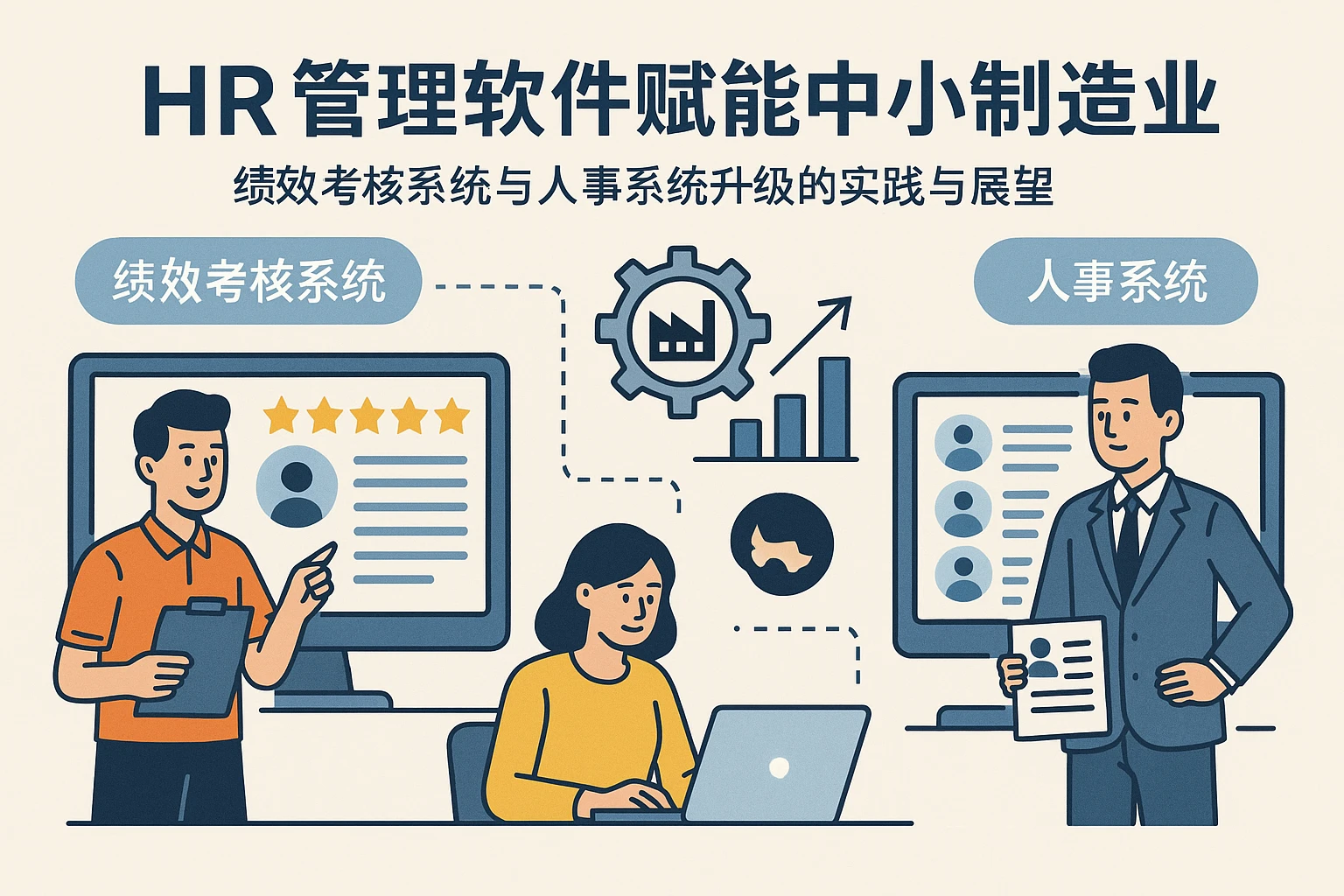 HR管理软件赋能中小制造业：绩效考核系统与人事系统升级的实践与展望