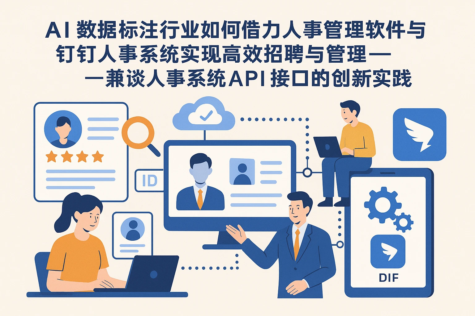 AI数据标注行业如何借力人事管理软件与钉钉人事系统实现高效招聘与管理——兼谈人事系统API接口的创新实践