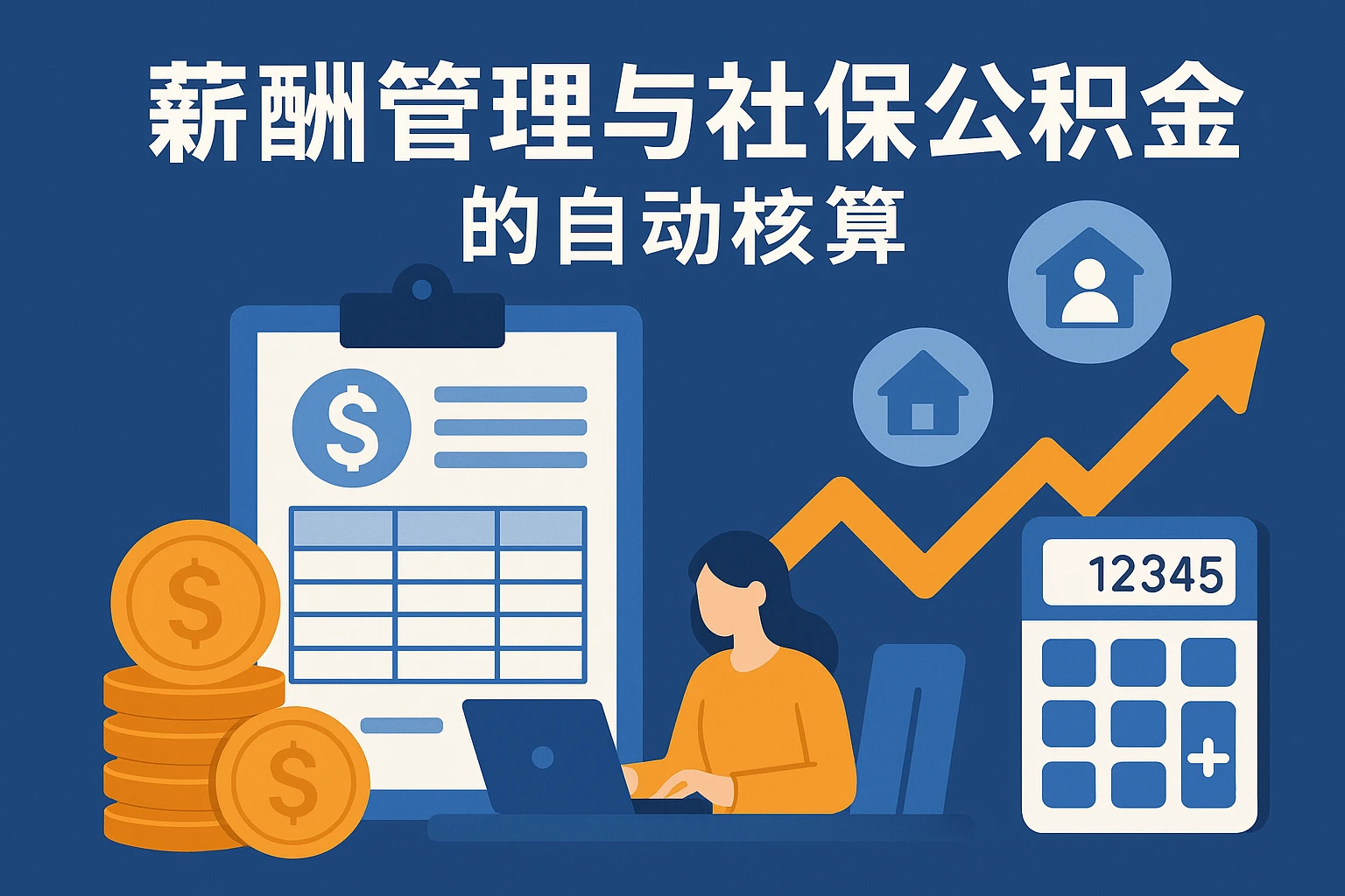 薪酬管理与社保公积金的自动核算