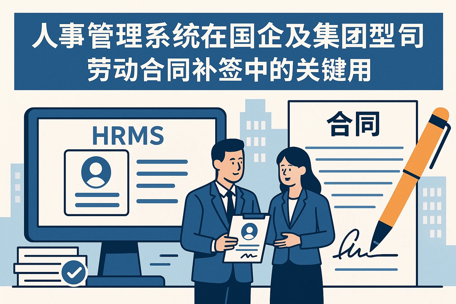 人事管理系统在国企及集团型公司劳动合同补签中的关键作用