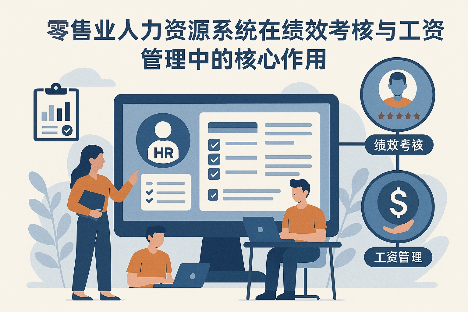 零售业人力资源系统在绩效考核与工资管理中的核心作用