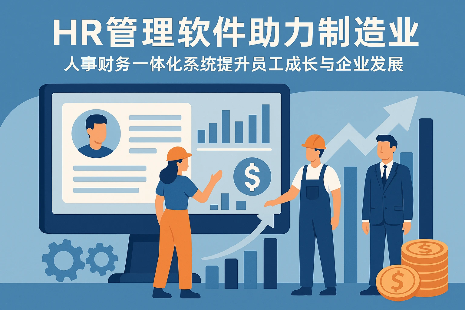 HR管理软件助力制造业：人事财务一体化系统提升员工成长与企业发展