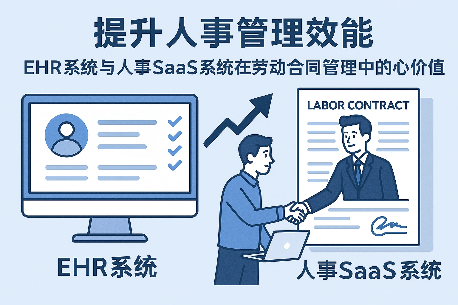 提升人事管理效能：EHR系统与人事SaaS系统在劳动合同管理中的核心价值