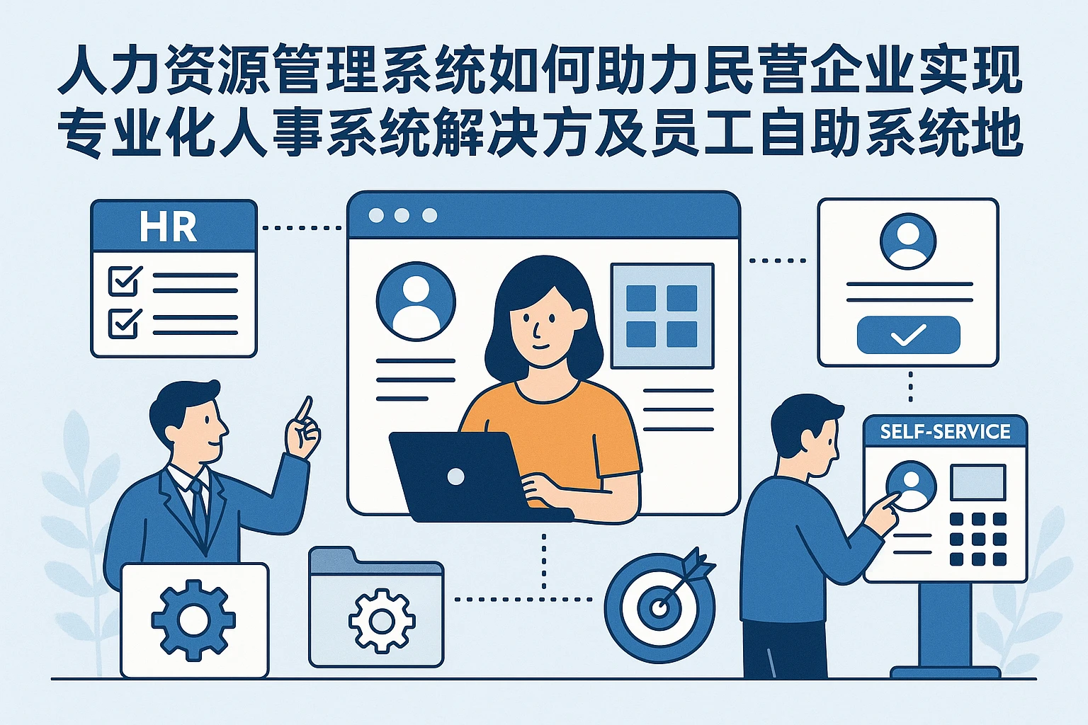 人力资源管理系统如何助力民营企业实现专业化人事系统解决方案及员工自助系统落地