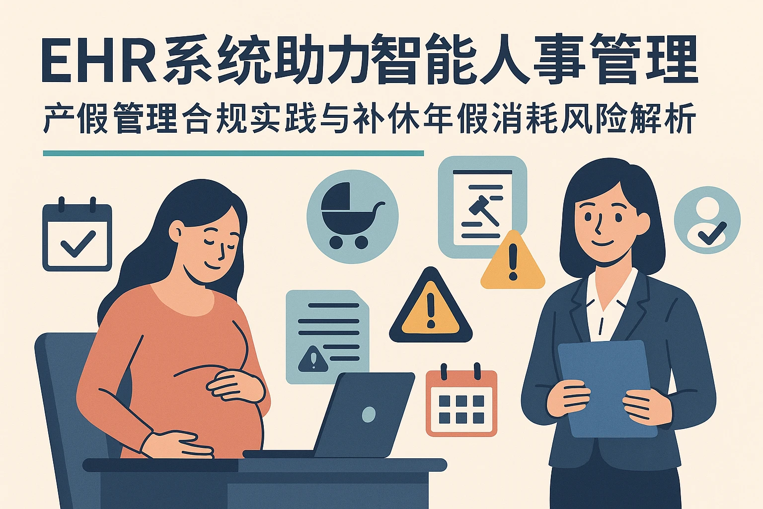 ehr系统助力智能人事管理：产假管理合规实践与补休年假消耗风险解析
