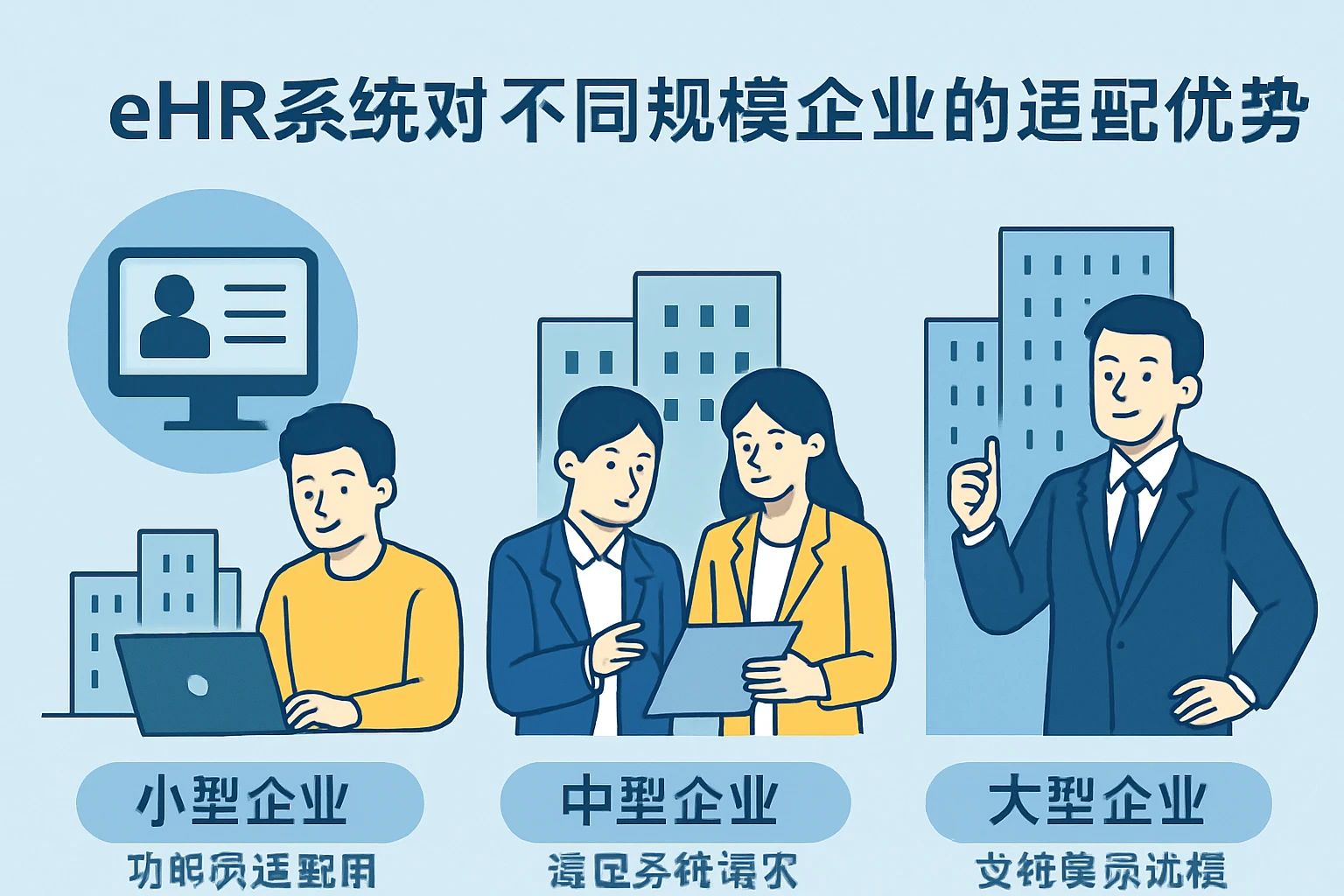 2. eHR系统对不同规模企业的适配优势
