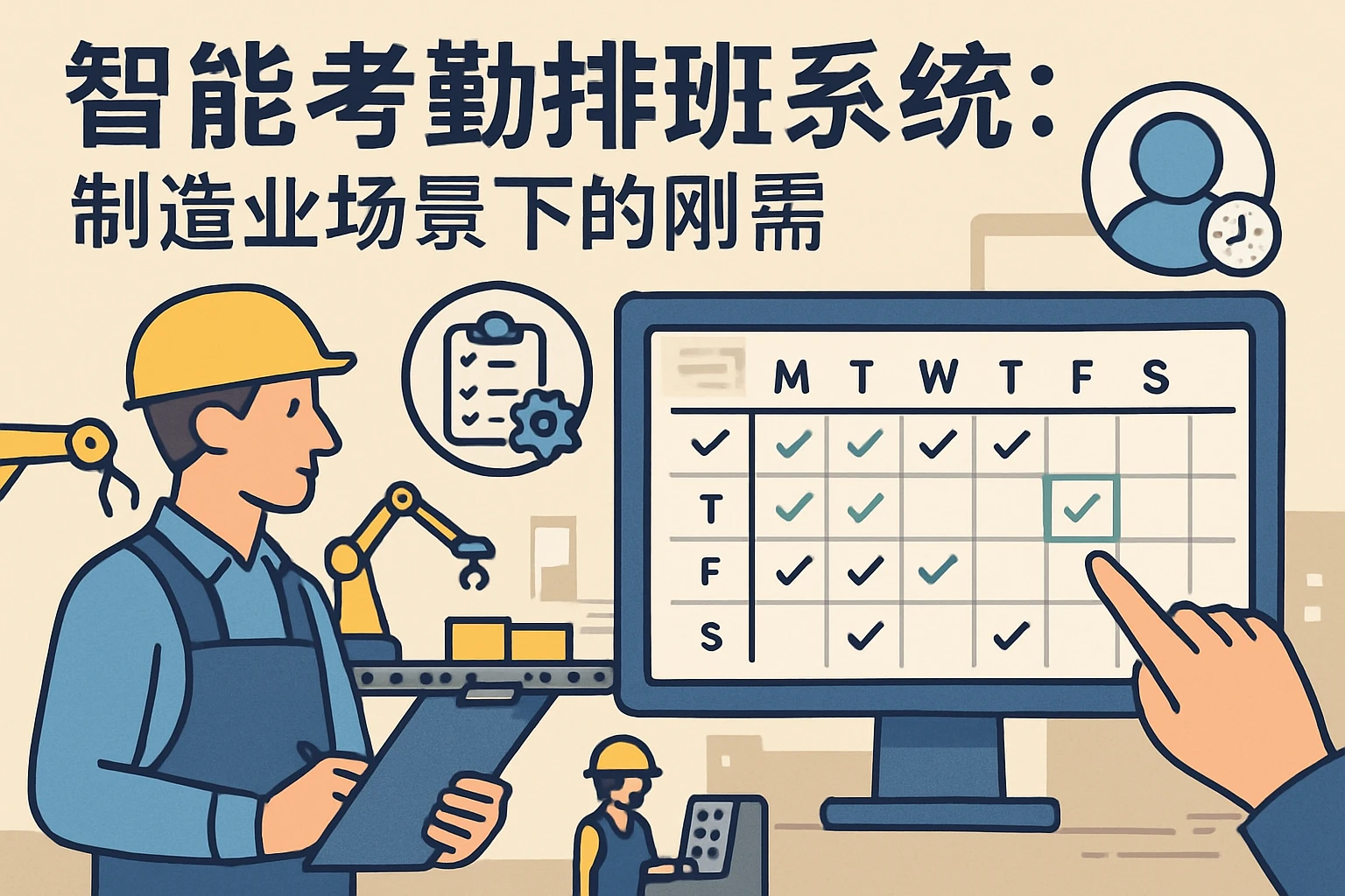 智能考勤排班系统：制造业场景下的刚需