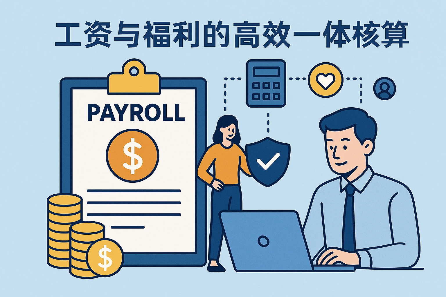 工资与福利的高效一体核算