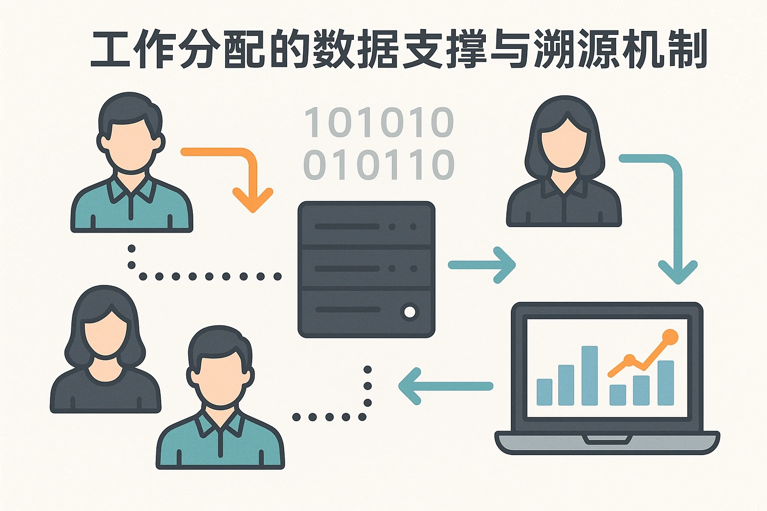 工作分配的数据支撑与溯源机制