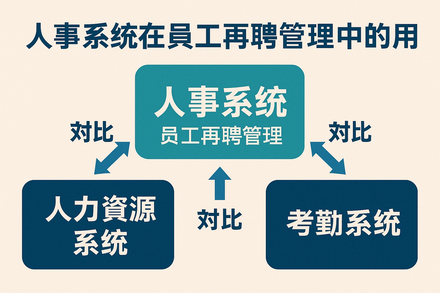 关于人事系统在员工再聘管理中的应用与人力资源系统、考勤系统的深度对比