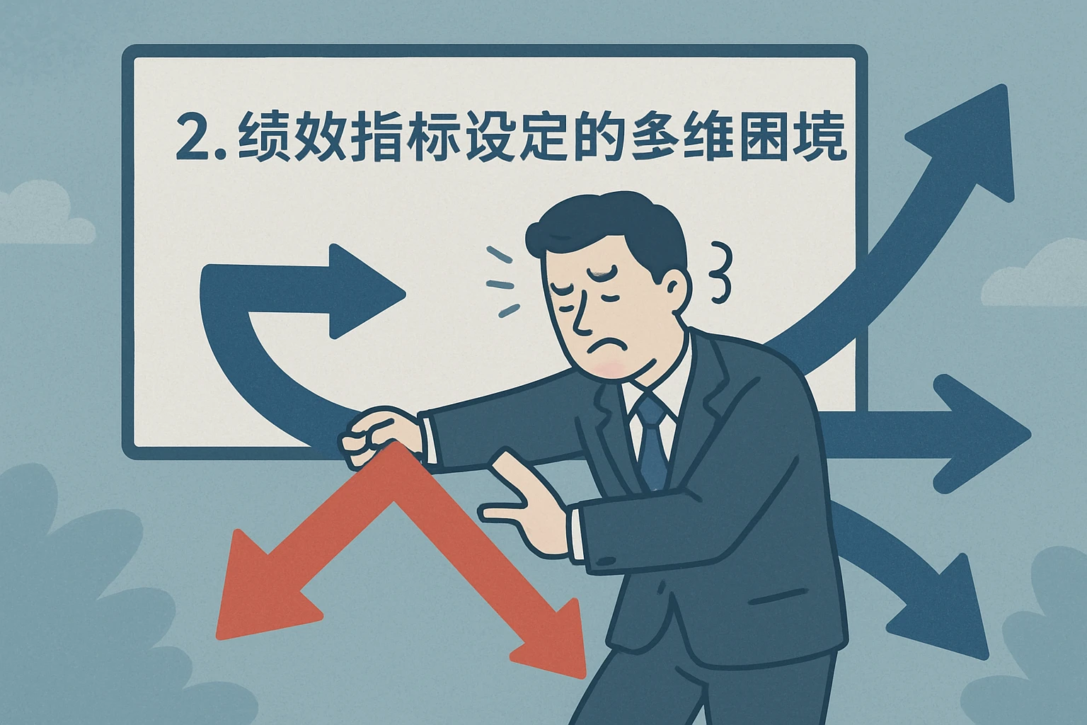 2. 绩效指标设定的多维困境