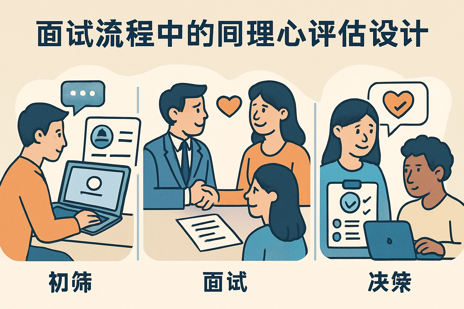 面试流程中的同理心评估设计