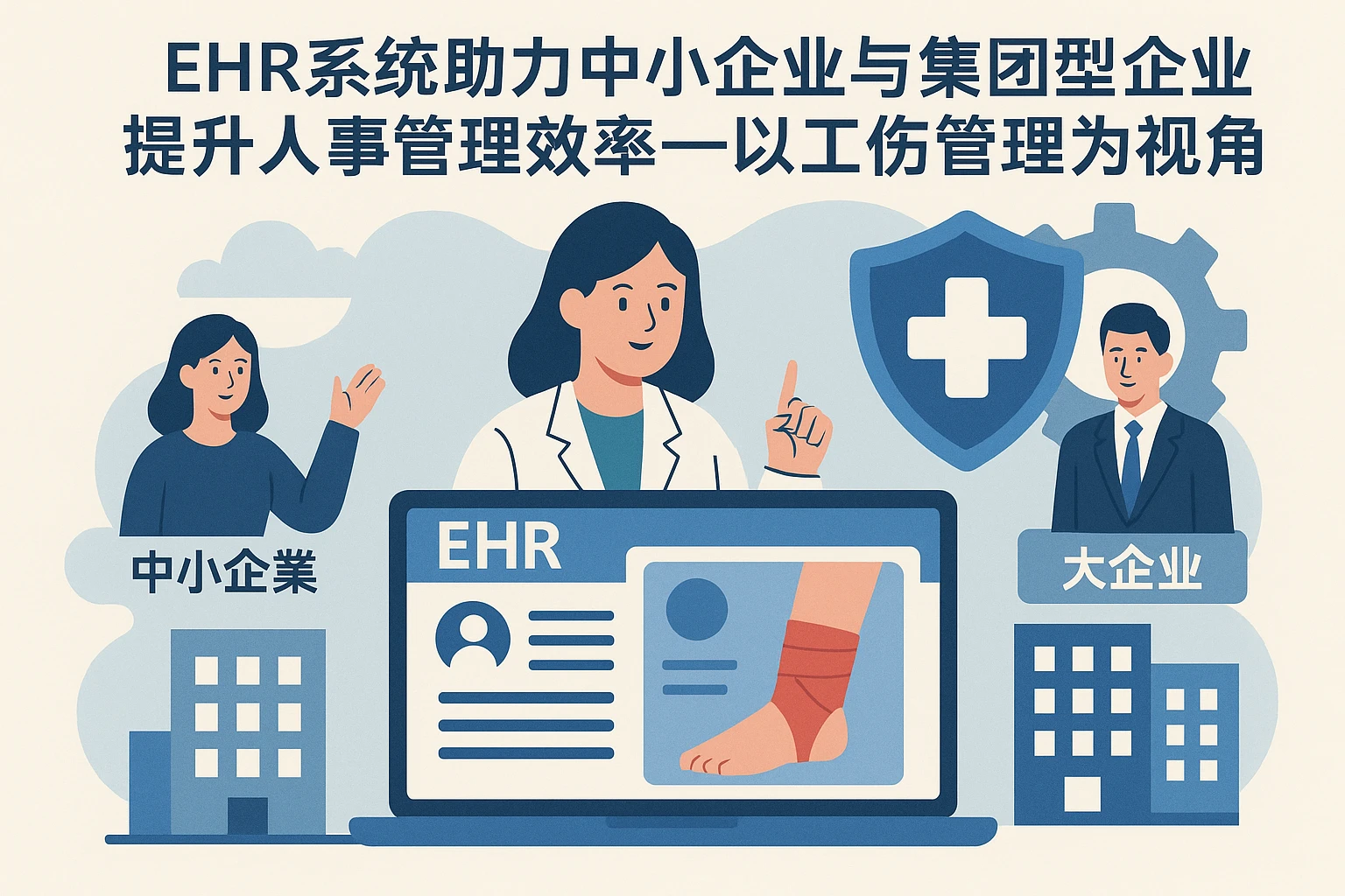 EHR系统助力中小企业与集团型企业提升人事管理效率——以工伤管理为视角
