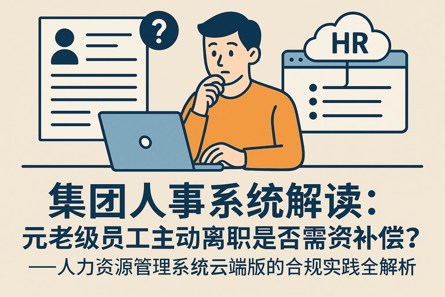 集团人事系统解读：元老级员工主动离职是否需经济补偿？——人力资源管理系统云端版的合规实践全解析