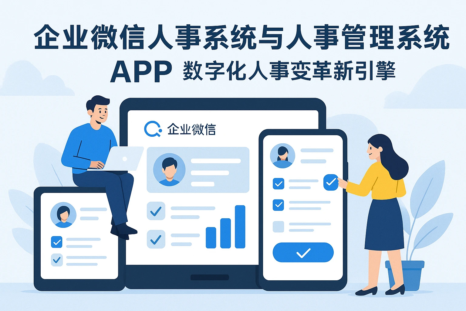 企业微信人事系统与人事管理系统APP：数字化人事变革新引擎